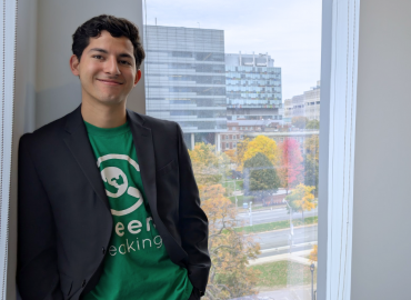 Diego Arreola Fernandez, Founder of Green Speaking and fourth-year undergraduate at the University of Toronto&amp;#039;s Faculty of Arts &amp;amp; Science.